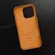 Чехол iPhone 16 Pro Leather Case (MagSafe) Sunstroke