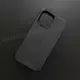 Чехол iPhone 16 Pro Max Leather Case (MagSafe) Black