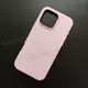 Чехол iPhone 16 Pro Max Leather Case (MagSafe) Chalk Pink