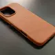 Чехол iPhone 16 Pro Max Leather Case (MagSafe) Cinnamon