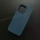 Чехол iPhone 16 Pro Max Leather Case (MagSafe) Pacific Blue