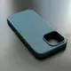 Чехол iPhone 16 Pro Max Leather Case (MagSafe) Pacific Blue