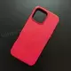 Чехол iPhone 16 Pro Max Leather Case (MagSafe) Red