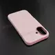 Чехол iPhone 16 Leather Case (MagSafe) Chalk Pink