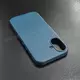 Чехол iPhone 16 Leather Case (MagSafe) Pacific Blue