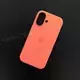 Чехол iPhone 16 Silicone Case (MagSafe + Camera Control) Tangerine