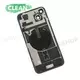 Задняя крышка iPhone 15 Plus (Black) со шлейфом