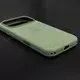 Чехол iPhone 17 Pro Silicone Case (MagSafe + Camera Control) Light Moss