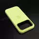 Чехол iPhone 17 Pro Silicone Case (MagSafe + Camera Control) Neon Yellow