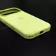 Чехол iPhone 17 Pro Silicone Case (MagSafe + Camera Control) Neon Yellow