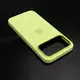 Чехол iPhone 17 Pro Max Silicone Case (MagSafe + Camera Control) Neon Yellow