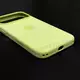 Чехол iPhone 17 Pro Max Silicone Case (MagSafe + Camera Control) Neon Yellow